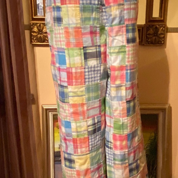 NWOT “Brooks Brothers” Plaid pant Side zip Sze14 - Picture 5 of 6